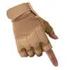 Guantes Tácticos de Paracaidista para Hombre Guantes de Medio Dedo Antideslizantes Transpirables para Exteriores Ciclismo Entrenamiento Guantes Resistentes al Desgaste Estilo para Hombre