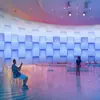Mural geométrico 3D Rosa Nórdico Gradiente a cuadros papel tapiz salón de belleza tienda de ropa tienda de uñas fondo de papel tapiz