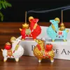 Nuevo incensario de cordero del zodiaco, decoración de oficina, base de incienso de cordero con forma de lingote chino estilo caricatura, decoración de mesa para sala de té