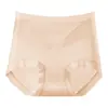 Panty Triangular de Seda Helada para Mujer, Cintura Media-Alta, Malla Transpirable, Sexy Color Arándano, Todo Algodón, Entrepierna Extendida, Color Base