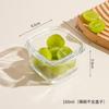 Tazón de Vidrio Templado para Comida de Bebés, Tazón para Bebés Vaporizable y Apto para Microondas, Recipiente para Conservar Alimentos, Recipiente para Congelador