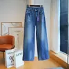 Jeans de Pierna Ancha Rectos de Cintura Alta, Rasgados, Desgastados, Estilo Retro, Elegantes y Cómodos, Pantalones Largos Casuales para Mujer, Novedad Otoño 2026