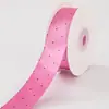 Fita de bolinhas finas 25mm38mm, fita de cetim de bolinhas, material para acessório de cabelo laço feito à mão, fita para acessório de sapato, roupa e chapéu
