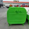 Los fabricantes de láminas de hierro galvanizado suministran cubo de basura con brazo de gancho cuadrado de 3 lados, caja de recolección de basura para calles urbanas de 4 lados, 5 lados, capacidad grande