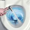Juego de Rociador para Bidé de Inodoro Acero Inoxidable Kit de Higiene Femenina Baño Balcón Potenciador Una Entrada Dos Salidas Válvula de Ángulo