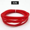 Tubo de malla trenzada de nailon ignífugo 4 mm tri-tejido encriptado PET malla trenzada protector tubo de malla metálica amortiguador funda piel de serpiente 1 m