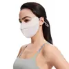 Nueva Mascarilla Tridimensional Degradada de Seda de Hielo, Delgada y Transpirable, Para Rostro Completo Anti-UV para Exteriores, Mascarilla Protectora Solar para Ojos sin Marcas