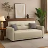 Sofá de cuero resistente a arañazos de gato sala de estar de apartamento pequeño habitación de alquiler tienda de ropa apartamento moderno sofá recto simple una pieza al por mayor