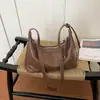 Bolso de Axila Color Sólido de Gran Capacidad para Mujer 2026 Nuevo de Moda Bolso Tote con Textura de Moda Bolso de Hombro Grande de Gran Capacidad Simple