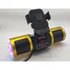 Suporte para Celular com Luzes Coloridas Recarregáveis, Alto-falante Mp3 para Motocicleta, Alto-falante com Graves de 20W, Reprodutor de Música Bluetooth