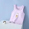 Chaleco de Algodón Puro para Niños Pijama de Verano para Niños Camiseta sin Mangas de Dibujos Animados Ropa Moderna para Niños
