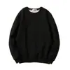 Sudadera de sherpa de peso pesado estilo americano para hombre, con forro y grosor añadidos, adecuada para otoño e invierno, diseño unisex, top versátil de cuello redondo