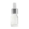 Botella Transparente para Aceite Esencial 20ml Botella de Vidrio Dispensadora 30ml Botella Gotero 5ml Gotero de Muestra Botella de Esencia Fábrica