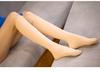 Calcetines de nieve de tubo largo medias cálidas de invierno con forro de vellón calcetines de nieve gruesos medias hasta la rodilla calcetines de nieve de compresión para mujer