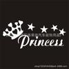 Comercio exterior nuevo venta caliente transfronteriza pegatinas reflectantes para coche Princesa Princesa lindo patrón de corona