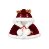 Vestido de Princesa Lolita para Niñas 2025 Nuevo Vestido de Terciopelo Espeso de Otoño e Invierno para Niños Falda Navideña para Niñas