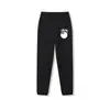 Pantalones jogger Stussy negros con estampado de ocho, estilo nuevo transfronterizo, de corte holgado, adecuados para primavera y otoño, pantalones deportivos casuales, pantalones largos, unisex
