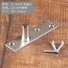 Clip para Puerta de Cristal sin Marco Accesorios Universales de Resorte para Puerta Clips Superiores e Inferiores de Acero Inoxidable Clip en Forma de L Clip Superior Clip Recto Clip Central