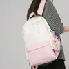Mochila escolar bicolor para hombres y mujeres, adecuada para estudiantes de secundaria, preparatoria y universidad, para clases, salidas, uso casual, ligera, moderna y genial