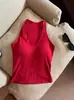 Sexy camisola para mujer con almohadillas en el pecho, adecuada para usar como prenda exterior, versátil, adelgazante, con un hermoso diseño en la espalda, top tipo tubo y top de capa base