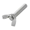 Tuerca de mariposa cuadrada de acero inoxidable 201 Tornillo de mariposa M5-M10 Equipo mecánico Tuerca de mariposa apretable a mano