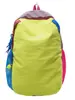 Mochila de Montañismo para Deportes al Aire Libre, Mochila Escolar Deportiva Patchwork de Color Contrastante Dopamina, Mini Mochila de Viaje Repelente al Agua para Mujer