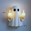 Nuevo producto transfronterizo: Dedo medio Fantasma Lindo Fantasma de Halloween luz nocturna con el dedo medio levantado en ambas manos