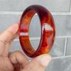 Jóias de segunda geração azul roxo vermelho sangue âmbar pulseira gradiente âmbar cera de abelha pulseira de cera de abelha vermelha pulseira de largura média atacado