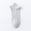 Calcetines de algodón peinado de color sólido para hombre, calcetín informal, poco profundo, cómodo, transpirable, de tubo corto, para primavera y verano, venta al por mayor