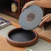 Nova Bandeja de Chá Doméstica Estilo Chinês, Bandeja de Chá Seco de Pedra, Bandeja de Chá de Madeira Maciça, Mesa de Chá com Drenagem, Pequeno Conjunto de Chá Kung Fu