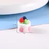 Acessórios de Resina DIY Brinquedos de Comida em Miniatura Sobremesa Pão Biscoitos Creme Cola Materiais Acessórios para Joias Feitos à Mão