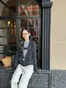 ¡El look súper reductor de Lu! Sudadera Corta con Capucha de Terciopelo Cepillado Doble Cara Chaqueta Casual para Mujer Otoño 2025 Nuevo Estilo