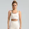 Sujetador Deportivo TATABLANOM de Cuello Cuadrado para Mujer con Acolchado Incorporado, a Prueba de Impactos, para Correr, Yoga, Fitness, Sujetador Tipo Chaleco, Espalda Bonita