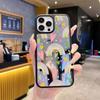 Funda de Corazón Arcoíris para iPhone 17 Pro Cubierta Protectora Espejo de Maquillaje Funda para Teléfono Iphone16/15 Venta al por Mayor de Fábrica
