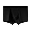 Cuecas de Algodão Puro Masculinas Jovens Modernas Cor Sólida Boxer Briefs Respiráveis Confortáveis Cintura Média Cuecas Boxer Masculinas Shorts Masculinos