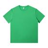 Camiseta de manga corta de algodón fresco de verano de 200 g, camiseta regular de algodón para hombre y mujer, camiseta fina, fresca y transpirable con estampado de logotipo