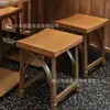 Conjunto de Mesa e Cadeiras Estilo Yuan Ji Yun Jiao para Lanchonete de Café da Manhã, Banqueta de Madeira Maciça, Mesa Comercial para Restaurante de Hot Pot Picante com Macarrão Caracol