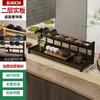 Suporte de Mesa para Bogu Novo Conjunto de Chá Chinês Rack de Armazenamento para Xícaras de Chá Pequeno Não Madeira Sólida Multifuncional Rack de Armazenamento para Bule de Areia Roxa