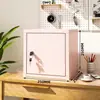 Gabinete de Lámina de Metal de Color Hogar Pequeño Gabinete de Almacenamiento con Contraseña Gabinete para Muestras de Aditivos Alimentarios con Cerradura Jardín de Infancia Gabinete de Una Puerta