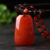 Novo estilo étnico corrente de suéter de pelo sangrento de cera de abelha acessórios versáteis retrô pingente colar longo feminino barraca transmissão ao vivo