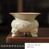 Tetera Xi Shi de horno Ru beige, taza de té, juego de té para ceremonia de té kung fu, tetera individual para hacer té, tetera de cerámica para el hogar