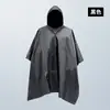 Poncho Capa de Chuva Camuflado Personalizado Transfronteiriço Outdoor Três em Um Poncho de Caminhada Proteção Completa à Prova d'Água Quadrado com Capuz Impermeável