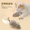 Juguetes para Gatos, Juguetes para Gatos, Ratoncito de Cuerda Ratón de Peluche, Auto-Placer para Gatitos, Alivio del Aburrimiento, Juguetes para Gatos