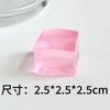 Juguetes creativos de bloque de hielo pegajoso con purpurina transparente de TPR lavable para apretar garra de gato, música de descompresión