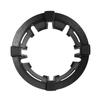 Soporte antideslizante para estufa de gas, soporte universal para estufa de gas, accesorios de hierro fundido antideslizante, altura engrosada, rejilla antideslizante para caldera