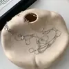 Collar apilado de cuentas Gestover de Plata de Ley S925 para Mujer Diseño de Nicho Retro Corea del Sur Sentido de Alta Gama Cadena Explosiva para Clavícula