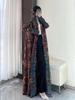 Item Popular de Comércio Exterior: Casaco Trench Coat Plissado Feminino Issey Miyake Outono 2025 Casaco Cape Jacket Estampado de Manga Longa para Mulheres