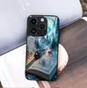 Estilo ISD Creativo Libro Tren Vidrio de Alta Transparencia Funda para Teléfono Iphone16Pro Cubierta Protectora de Gama Alta Apple 17