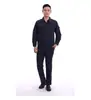 Lona cepillada de poliéster y algodón, ropa de trabajo simple y profesional, estilo primavera y otoño, unisex, set de compra grupal, se puede imprimir o bordar