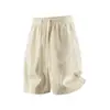 Pantalones Cortos de Cinco Puntos Casuales Sueltos Simples para el Trabajo Versátiles Nueva Moda